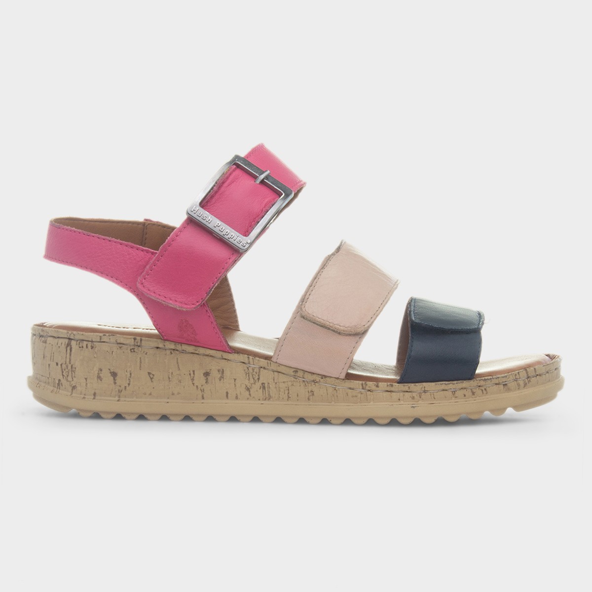 Eliana Womens Fuchsia Leather Sandal