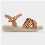 Heavenly Feet Symphony Womens Tan & Bronze Sandal (Click For Details)