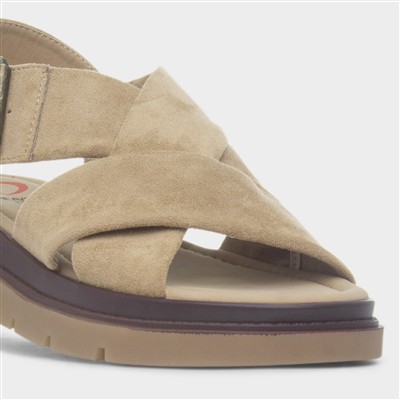 Aimee Womens Sand Chunky Sandal
