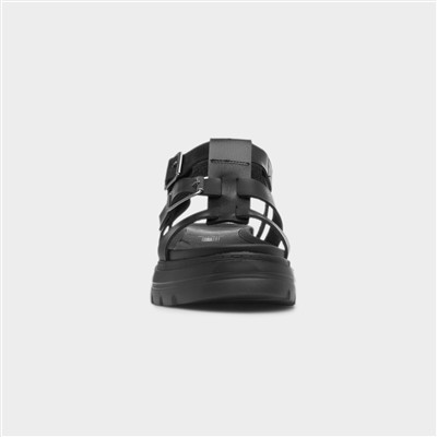 Litesoles Oakley Womens Black Sandal