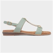 Lunar Renoir Womens Sage T-Bar Embellished Sandal (Click For Details)