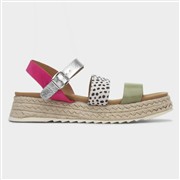 Lunar Summer Womens Multi Sage Buckle Sandal (Click For Details)