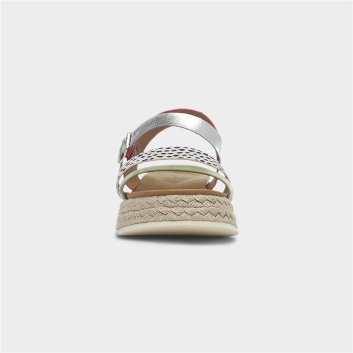 Summer Womens Multi Sage Buckle Sandal