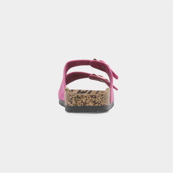 Pecan Womens Fuchsia Womens Mule Sandal