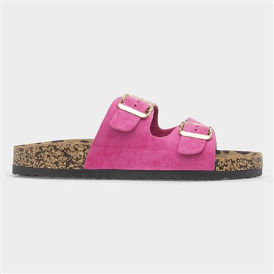Pecan Womens Fuchsia Womens Mule Sandal