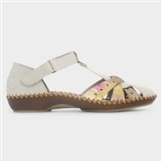 Rieker Antistress Women Beige Closed Toe Sandal (Click For Details)