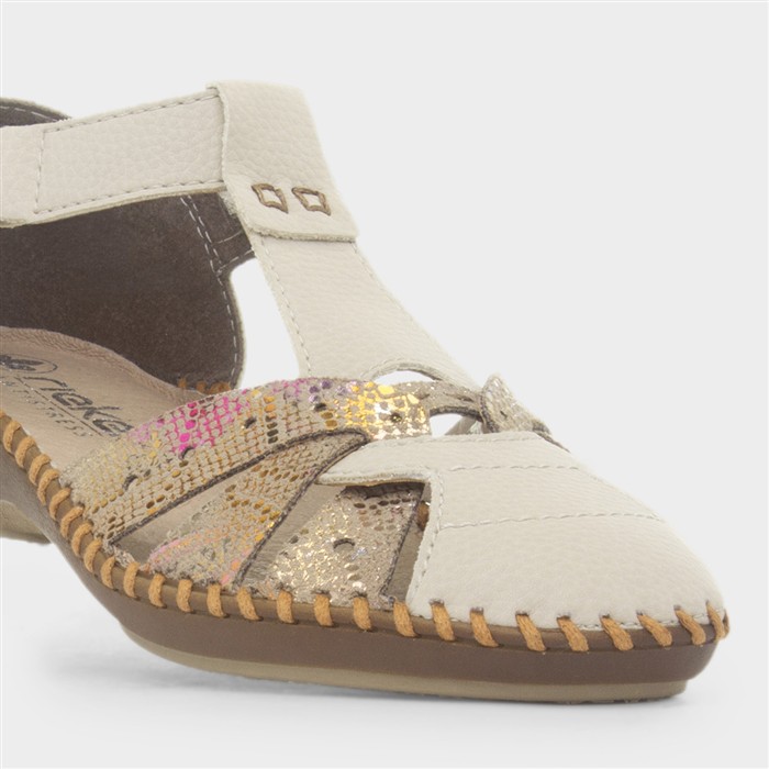 Antistress Women Beige Closed Toe Sandal