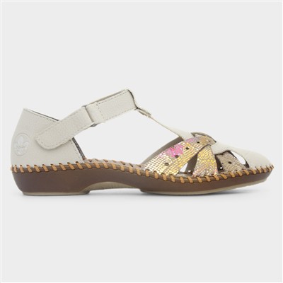 Antistress Women Beige Closed Toe Sandal