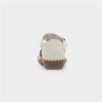 Antistress Women Beige Closed Toe Sandal