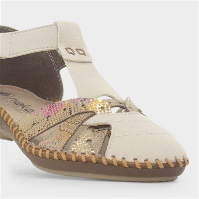 Antistress Women Beige Closed Toe Sandal