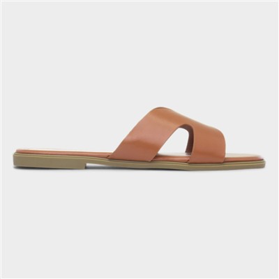 Fifi Womens Tan Mule Sandal