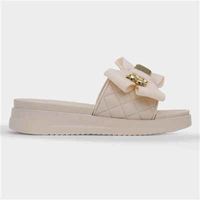 Josie Womens Nude Mule Sandal