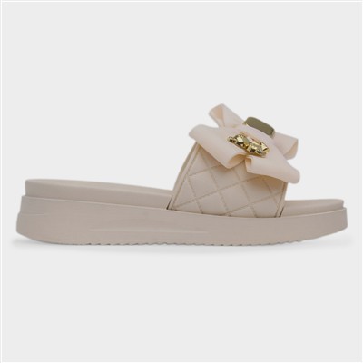 Josie Womens Nude Mule Sandal