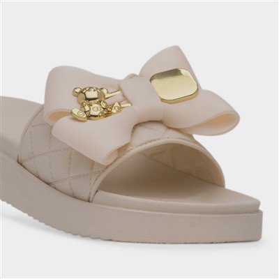 Josie Womens Nude Mule Sandal