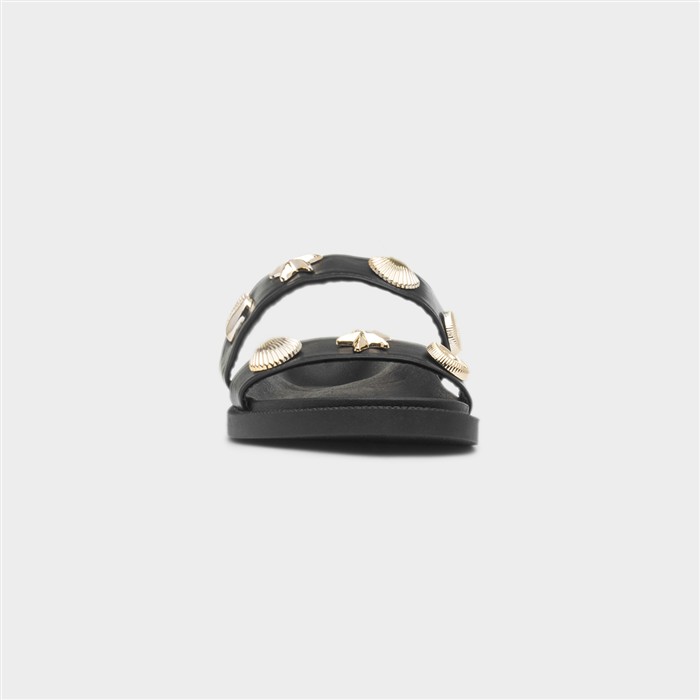 Marta Womens Black Mule Sandal