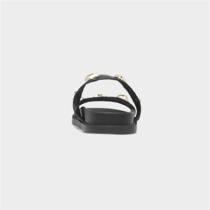 Marta Womens Black Mule Sandal