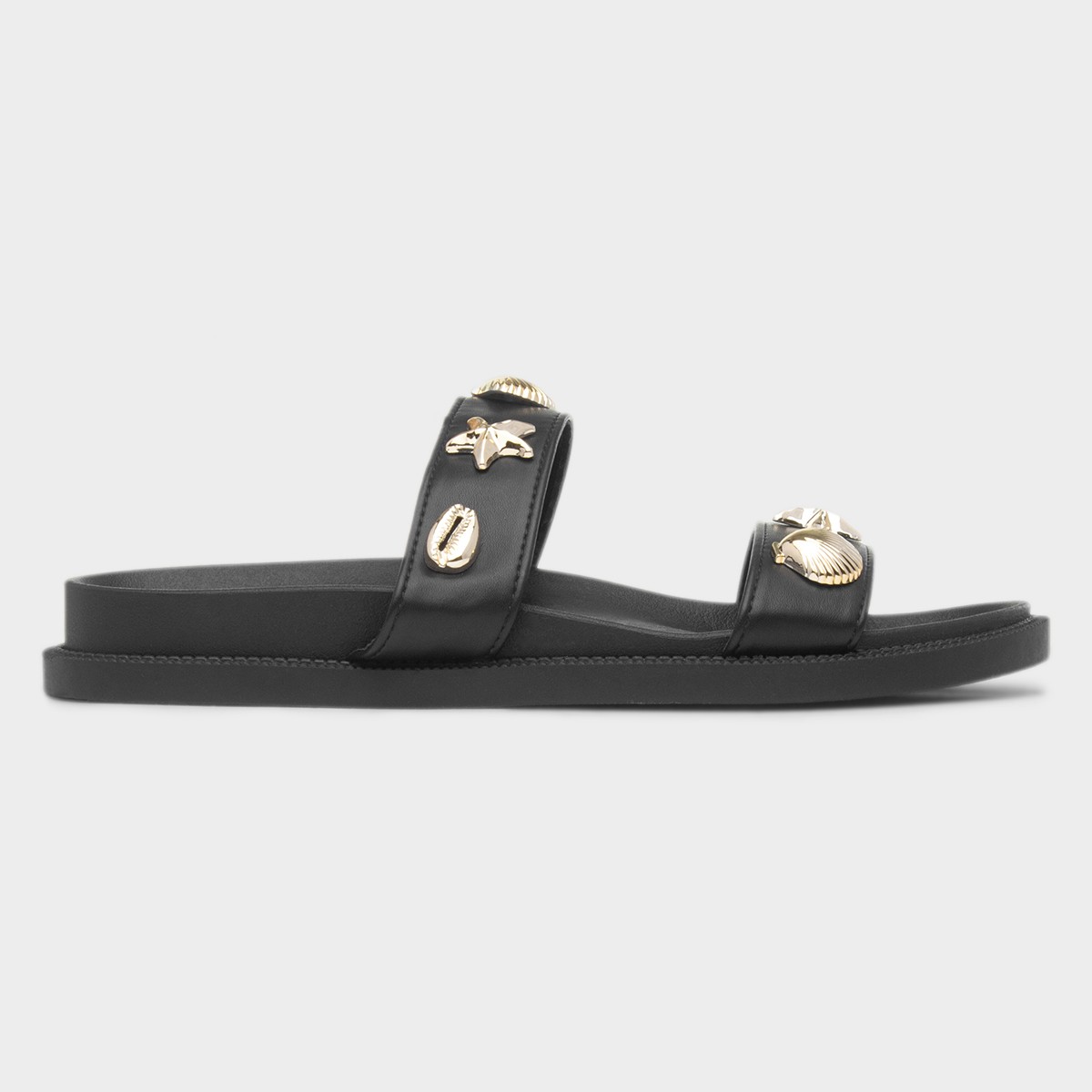 Marta Womens Black Mule Sandal
