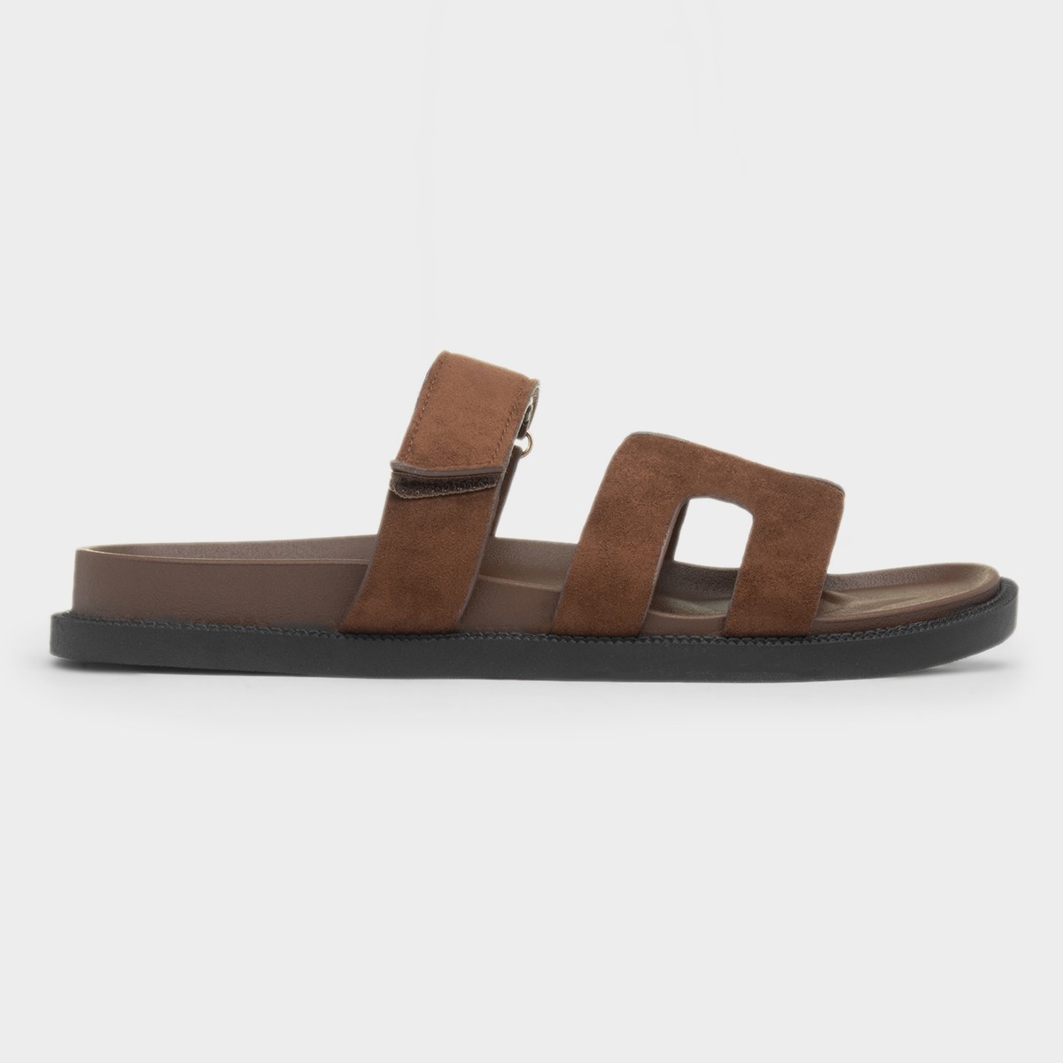 Louise Womens Brown Flat Sandal
