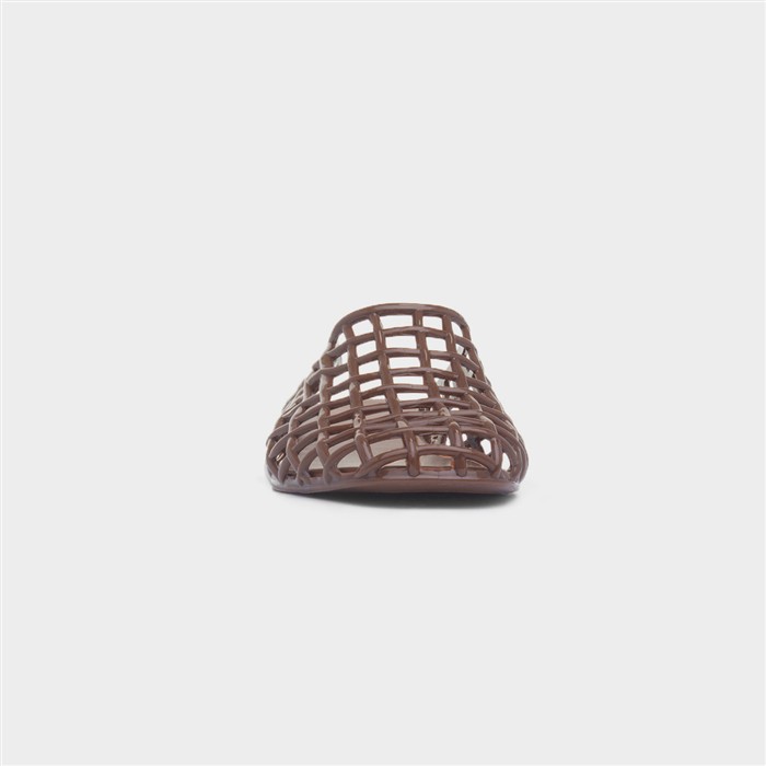 Diya Womens Brown Jelly Sandal