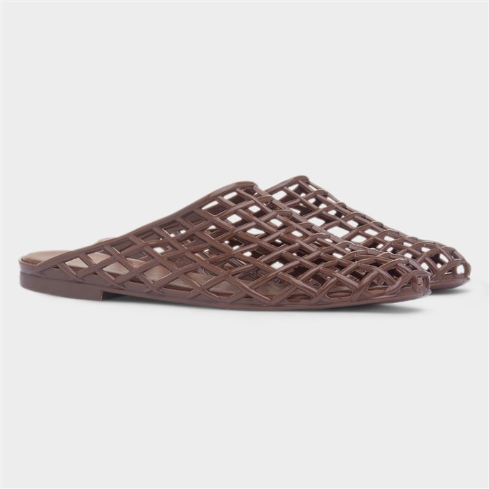 Diya Womens Brown Jelly Sandal