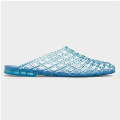 Diya Womens Blue Jelly Sandal
