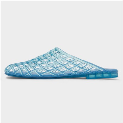 Diya Womens Blue Jelly Sandal