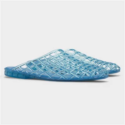 Diya Womens Blue Jelly Sandal