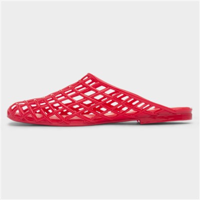 Diya Womens Red Jelly Sandal