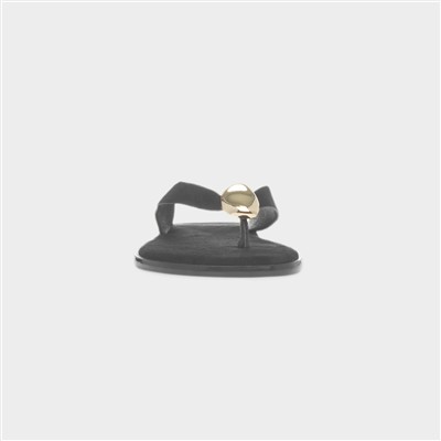 Nevra Womens Black Sandal