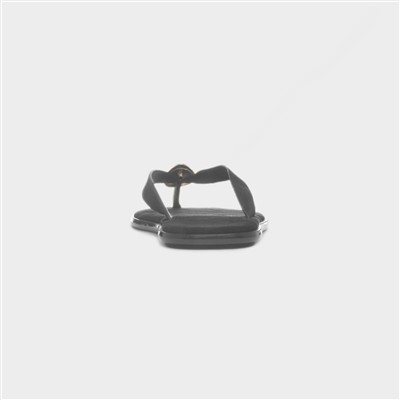Nevra Womens Black Sandal