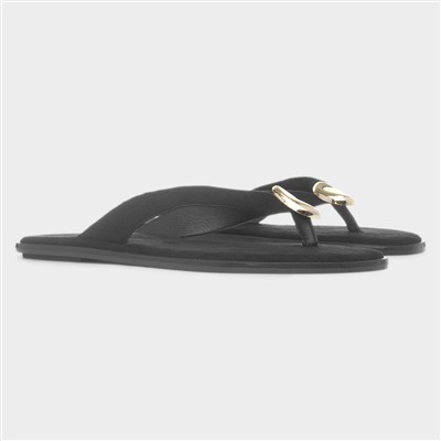 Nevra Womens Black Sandal