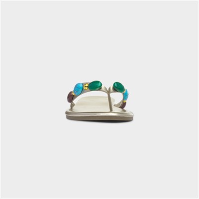 Juniper Womens Gold Sandal