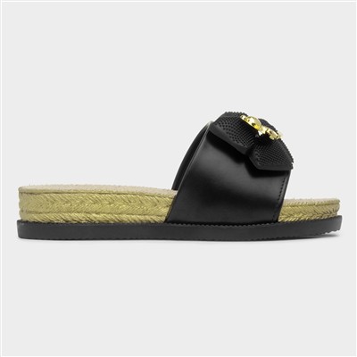 Darcie Womens Black Mule Sandal