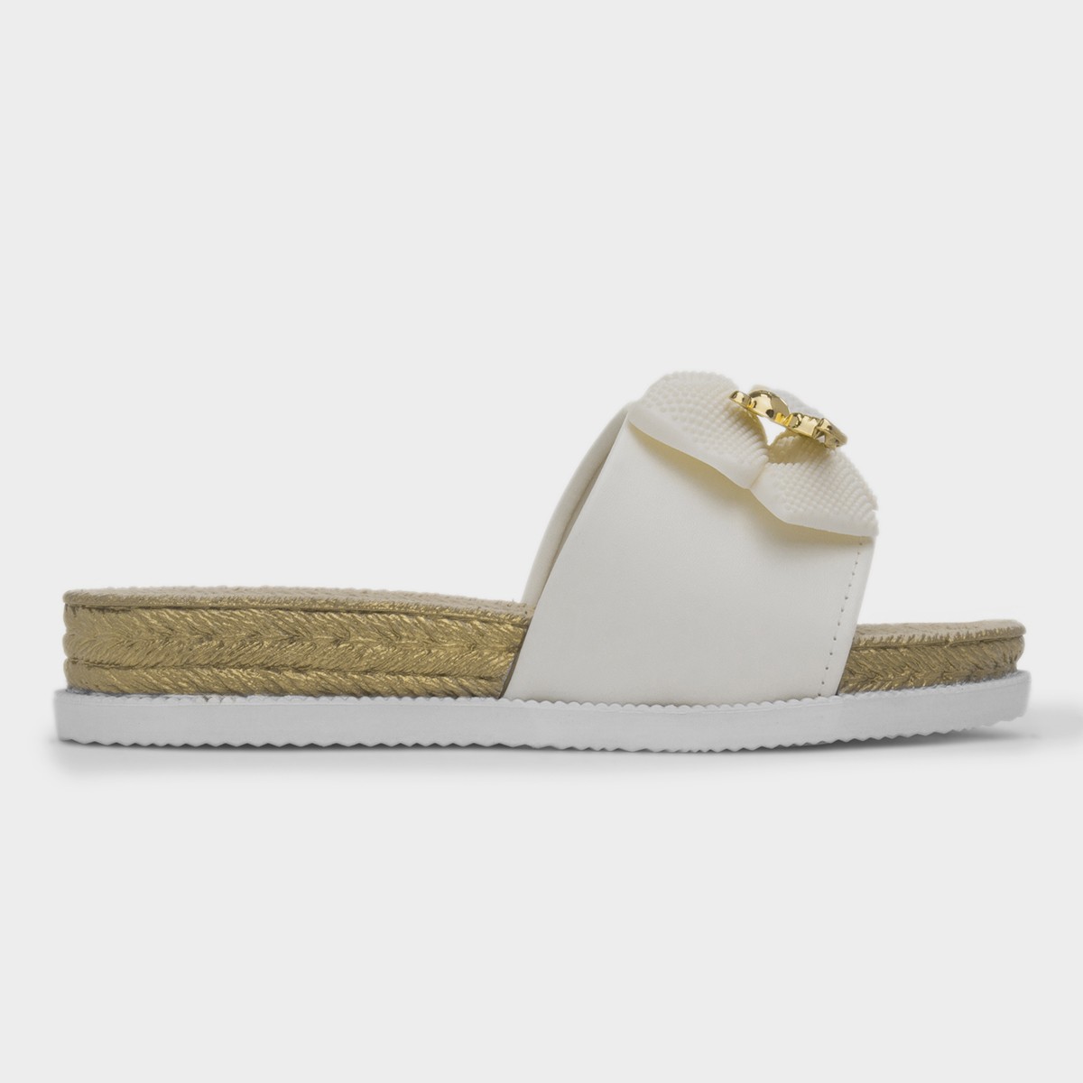 Darcie Womens White Mule Sandal