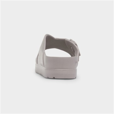 Solbounce Womens Taupe Buckle EVA Slider