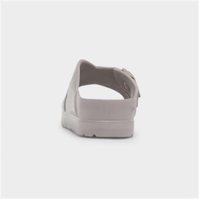 Solbounce Womens Taupe Buckle EVA Slider