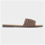 Krush Rosa Womens Beige Woven Mule Slip On Sandal (Click For Details)