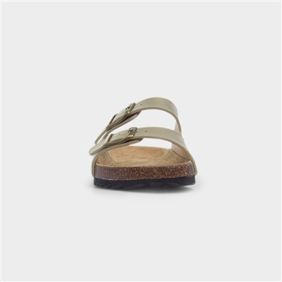 Kati Womens Gold Mule Sandal