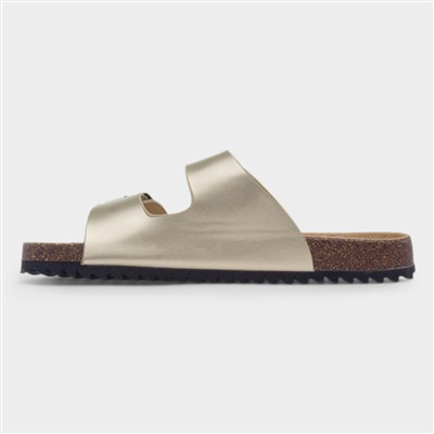 Kati Womens Gold Mule Sandal
