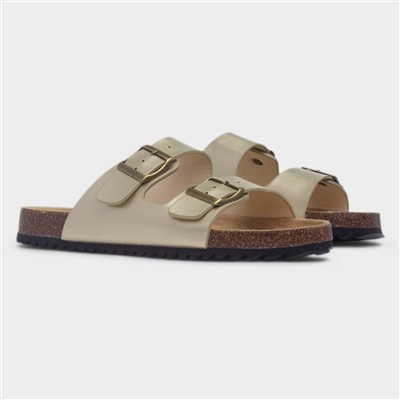Kati Womens Gold Mule Sandal