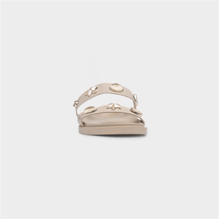 Marta Womens Beige Mule Sandal