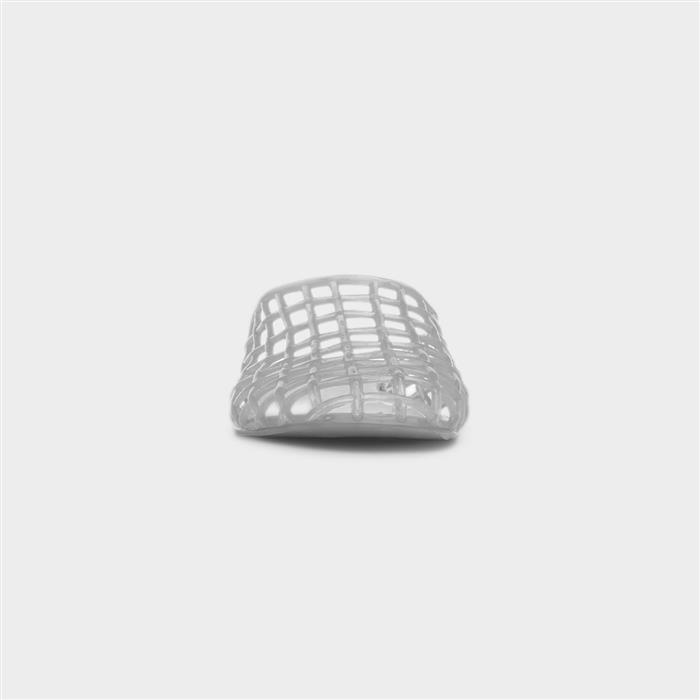 Diya Womens Grey Jelly Sandal