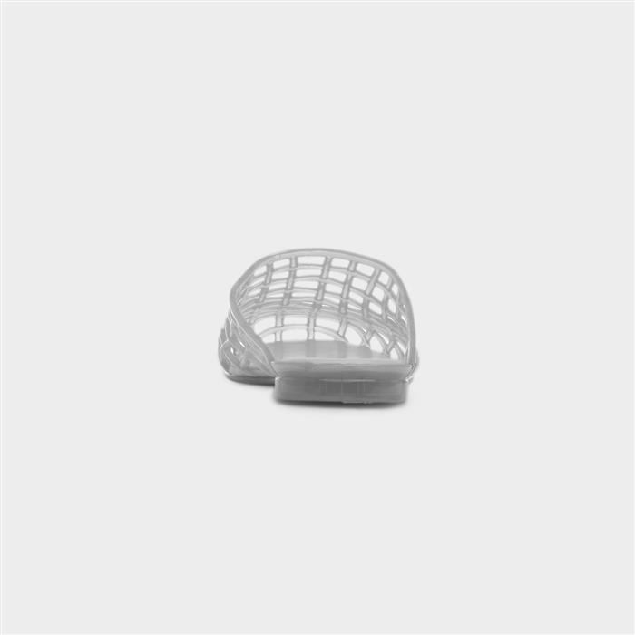 Diya Womens Grey Jelly Sandal
