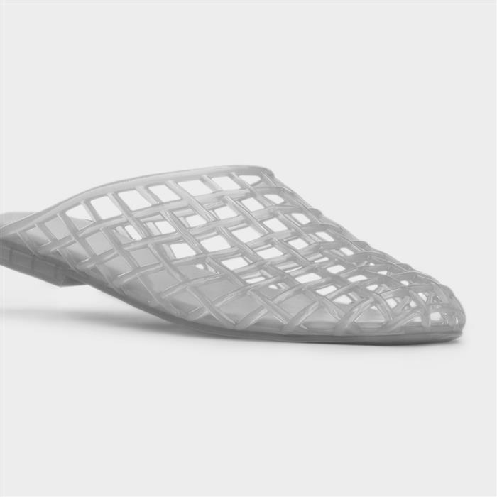 Diya Womens Grey Jelly Sandal