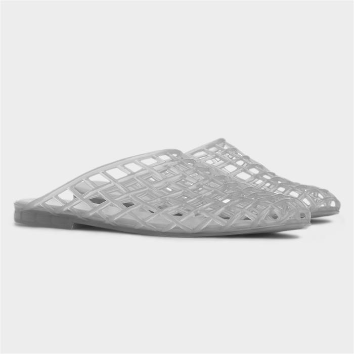 Diya Womens Grey Jelly Sandal