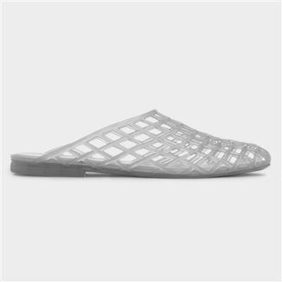 Diya Womens Grey Jelly Sandal