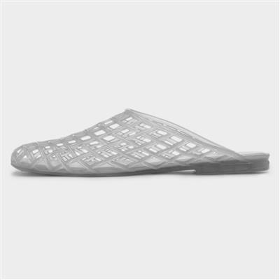 Diya Womens Grey Jelly Sandal