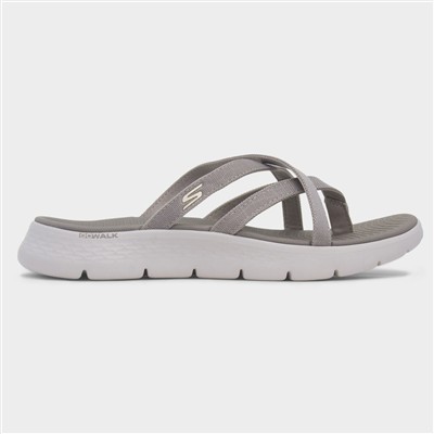 Go Walk Selena Womens Taupe Sandal
