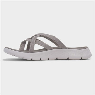 Go Walk Selena Womens Taupe Sandal