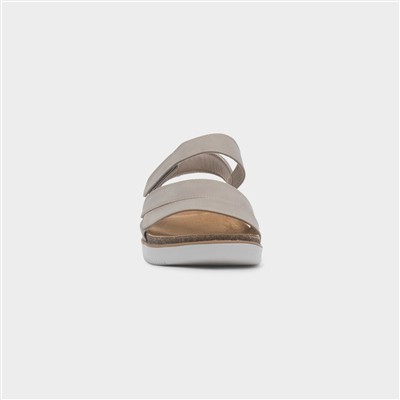 Lifted Comfort Womens Taupe Sandal